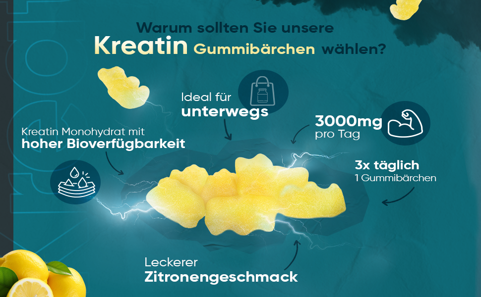 Kreatin Gummibärchen