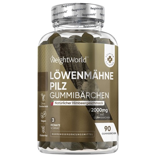 Löwenmähne Pilz Gummibärchen