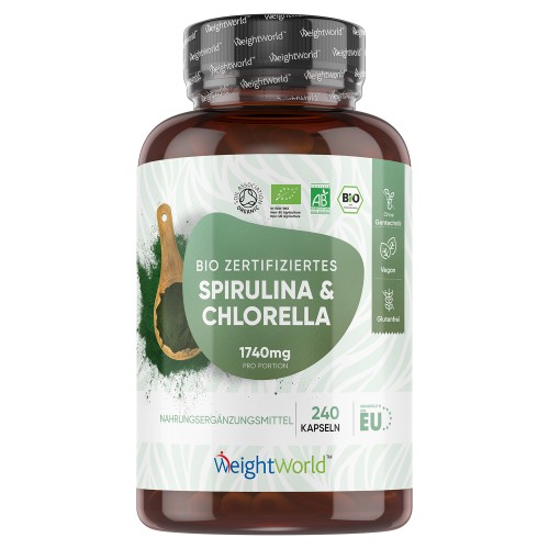 Bio Spirulina und Chlorella