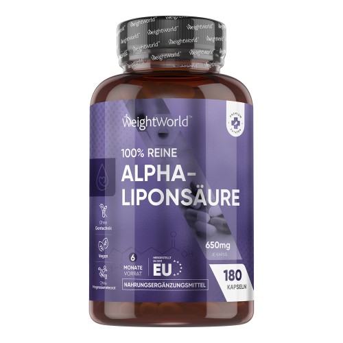 Reine Alpha-Liponsäure Kapseln