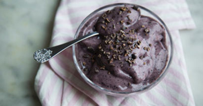 Blaubeer Eiscreme