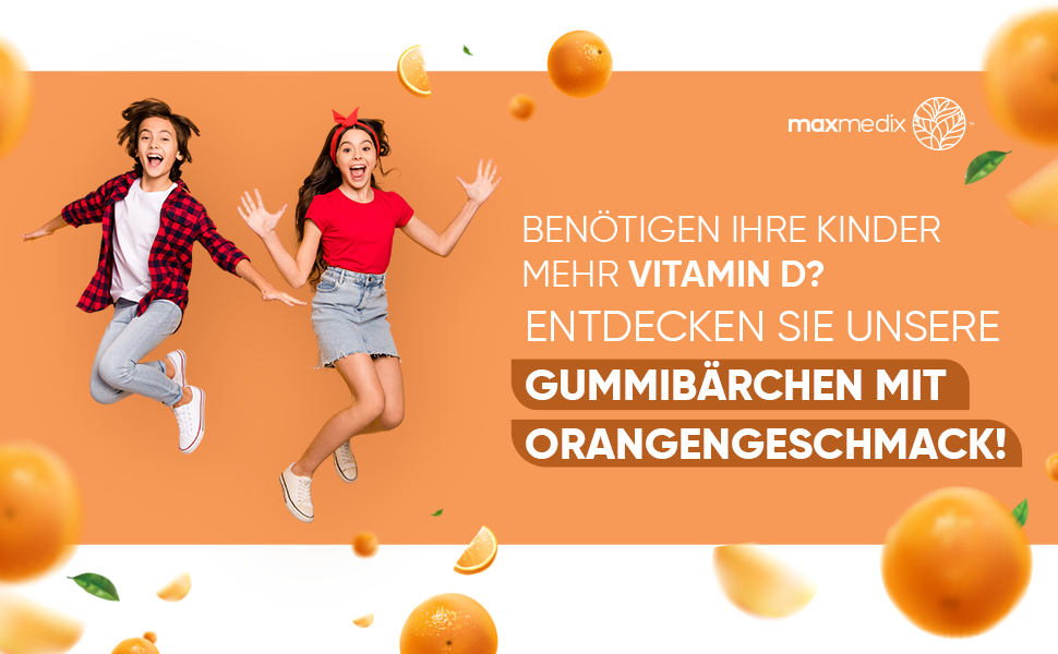 Vitamin D3 Fruchtgummis für Kinder