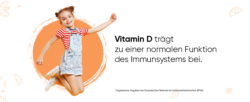 Vitamin D3 Gummibärchen für Kinder